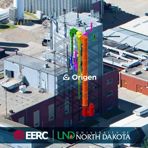 Origen Carbon EERC Facility Graphic